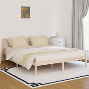 vidaXL Bedframe massief grenenhout 160x200 cm