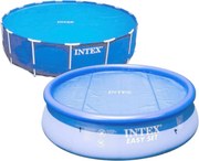 Intex drijvende solar cover/afdekzeil - rond -Ø290 cm