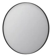 INK SP15 Spiegel - 80x4x80cm - rond - verzonken in aluminium kader - aluminium zwart mat 8408570