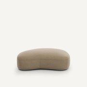 Fluwelen poef, ROSEBURY, ontwerp Emmanuel Gallina