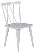 Jörn Eetkamerstoel - Fredrik - Wit - Rubberhout - Jörn