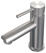 Brauer Brushed carving Wastafelmengkraan opbouw - laag - model a - PVD - geborsteld RVS 5-NG-001-HD6