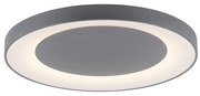 Plafondlamp met dimmer antraciet incl. LED met afstandsbediening - Meidan Modern rond Binnenverlichting Lamp