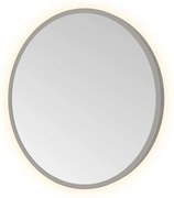 Hotbath &More Round spiegel 40cm geborsteld gunmetal PVD