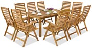 Tuinmeubelen van hout Dżakarta/Bombaj 10 Garden Point