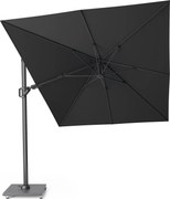 Platinum premium zweefparasol 'Challenger T2' - Faded Black - 350x260cm