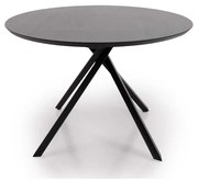 Tenzo Cox Design Eettafel Ovaal Zwart Essen - 240 X 120cm.