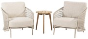 4 Seasons Outdoor Puccini bistroset met Zucca tafel  Tuinset    beige weerbestendig