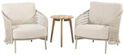 4 Seasons Outdoor Puccini bistroset met Zucca tafel  Tuinset    beige weerbestendig