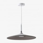 Led Plafondlamp Kaula Ø50 Cm Wit - Grijs – Koel - Sklum