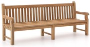 + 15% kassakorting | Parkbank Sunyard  | Teakhout | 4 personen | Tuinbank Natural Teak | 240cm | Kees Smit Tuinmeubelen