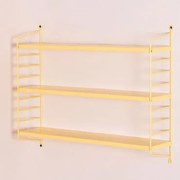 Modulaire Wandrek ↔︎60 Cm Van Staal Emine Vanille Geel - Sklum