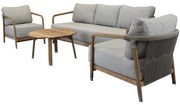 Potato head stoel bank loungeset 4 delig teak