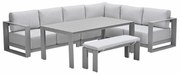 Garden Impressions Malakka lounge dining set 6-delig - taupe - valley sand