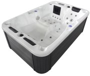 Badstuber Modena outdoor whirlpool 3-persoons wit