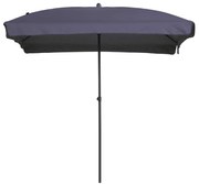 Madison Parasol Patmos Luxe rechthoekig 210x140 cm saffierblauw