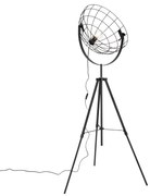 Industriële tripod vloerlamp zwart 50 cm verstelbaar - Hanze