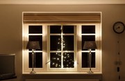 Fairybell verlichte raamkerstboom - 125 cm - 60 warm witte ledlampjes