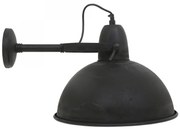 Plafond- en wandlamp Fulham Antiek Zwart