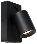 Lucide Nigel wandlamp 1x 5W zwart