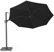 Challenger T2 zweefparasol 350 cm rond zwart