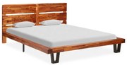 vidaXL Bedframe boomstam massief acaciahout 160 cm