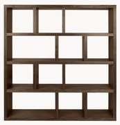 Boekenkast Berlin 4 Levels 150 - walnoothoutfineer