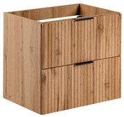 Comad Adele Oak FSC onderkast met ribbelfront 60cm eiken