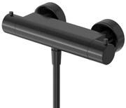 Hotbath Cobber thermostatische douchekraan geborsteld zwart PVD