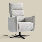 Elektrische Relaxfauteuil Creme Stof