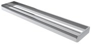 Haceka Aline Handdoekhouder dubbel 60cm Aluminium Gepolijst Aluminium 1194614