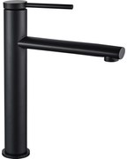 Wastafelkraan Rea Oval Black High