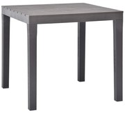 vidaXL Tuintafel 78x78x72 cm kunststof mokka