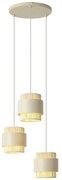 Moderne hanglamp beige met touw 3-lichts - Kora