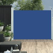 vidaXL Tuinscherm uittrekbaar 140x500 cm blauw