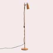 Draaibare Staande Lamp Van Ijzer Charlotte Bruin - Praliné - Sklum