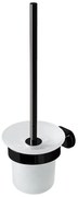 Eastbrook Salerno messing toiletborstelhouder zwart mat