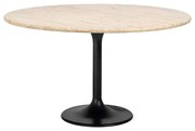 Richmond Interiors Hampton Ronde Eettafel Beige Travertin - 140 X 140cm.