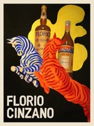 Kunstreproductie Florio Cinzano, Leonetto Cappiello