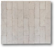 Hoogglans Handvorm Wandtegel 5x16 Cm Celebes Wit A457