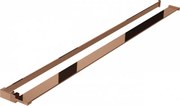 Mexen plank voor douchewand met handdoekrail, roségoud - 800-02-60