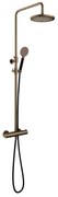 Hotbath Cobber thermostatische regendoucheset met 20cm ronde hoofddouche ronde handdouche messing verouderd SDS9AB1