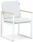 Tuinstoel Aluminium Wit Lifestyle Garden Furniture Faro