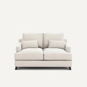 2-zits compacte bank in chenille fluweel, Alwine