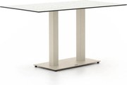 Tuin eettafel Forza | Rechthoekig | Tuintafel Kunststof | 140x80cm | 4 personen | Kees Smit Tuinmeubelen