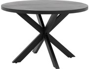 Goossens Eettafel Axilon, Rond 120 x 120 cm