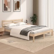 vidaXL Bedframe massief grenenhout 120x190 cm 4FT Small Double