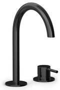 Hotbath COBBER Wastafelmengkraan 2 gats Gepolijst zwart PVD CB023PBP