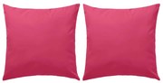 vidaXL Buitenkussens 45x45 cm roze 2 st