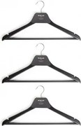 Set Van 6 Houten Hangers Orig Zwart - Sklum